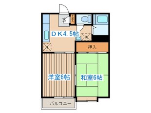 菊地ハイツの物件間取画像